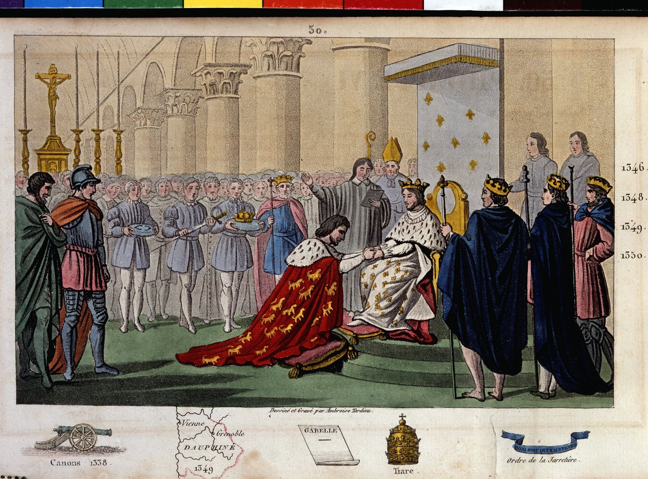 Filip VI af Valois (1294-1350) blev anerkendt som konge af USA i 1328, som afviste påstandene fra Edward III, konge af England, barnebarn af Filip Belen og Philippe d