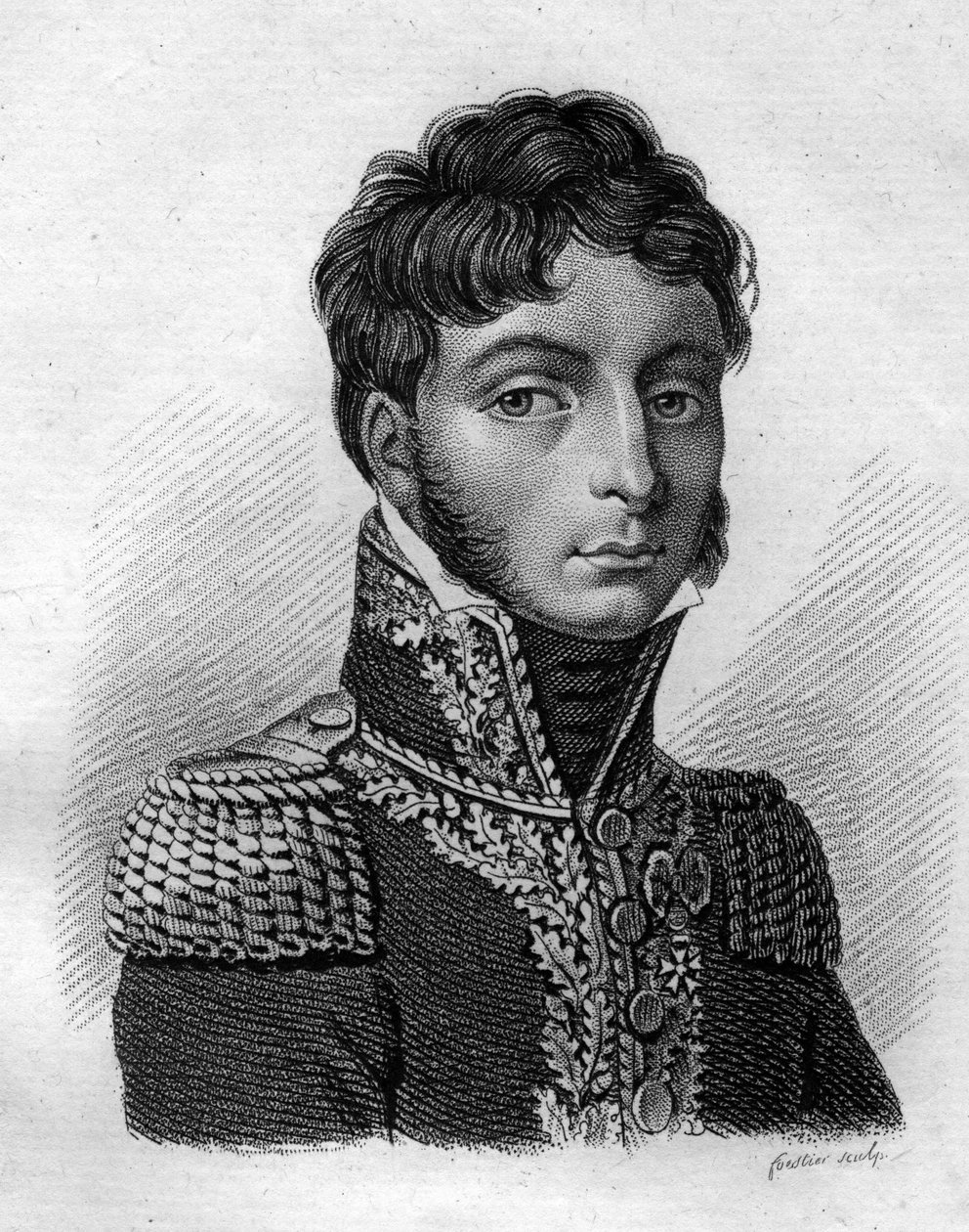 Philippe Paul, greve af Ségur (1780-1873), fransk general og historiker.- i” Portrætter af de franske generaler efter franskmændenes sejre og erobringer””. Graveret af Ambroise Tardieu i 1818. Stella Collection. af Ambroise Tardieu