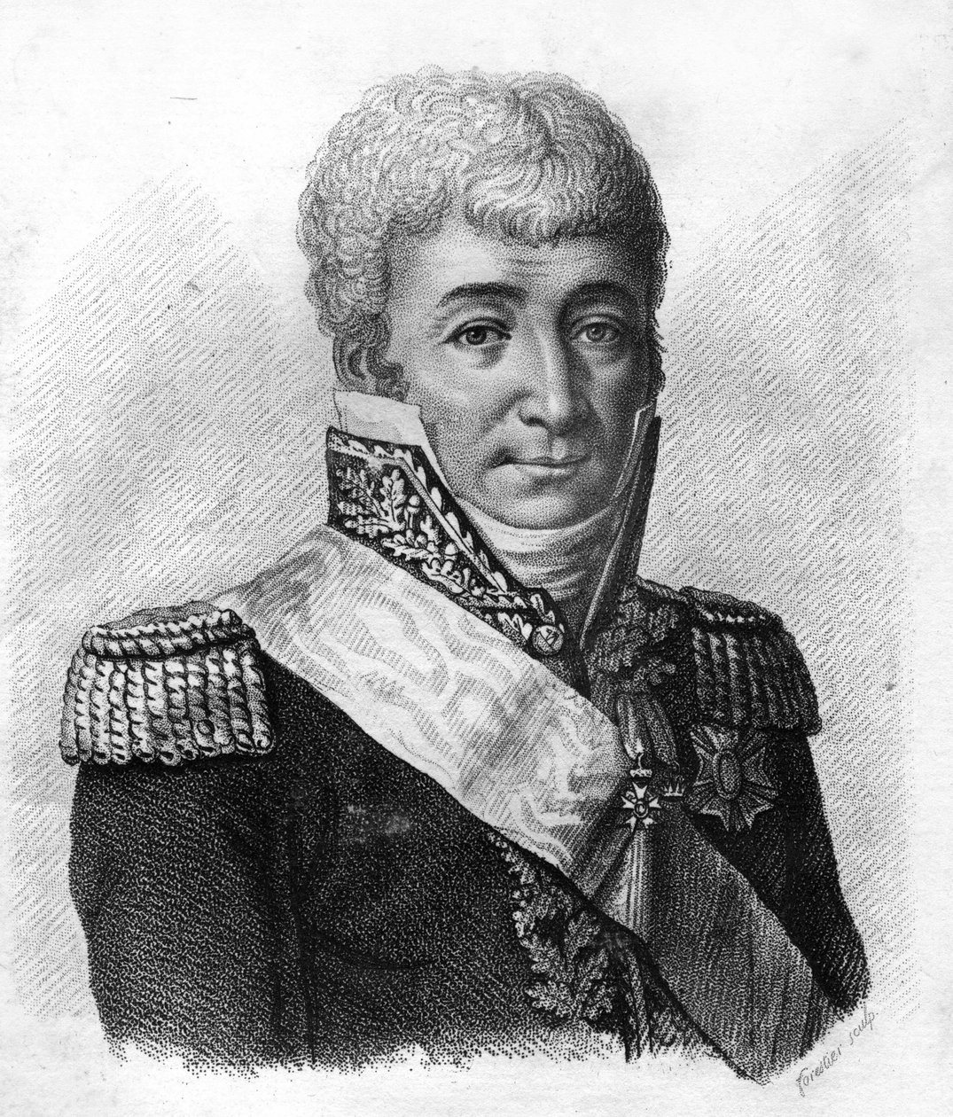Pierre François Charles Augereau, hertug af Castiglione (marskal Augereau) marskal af Frankrig (Paris af Ambroise Tardieu