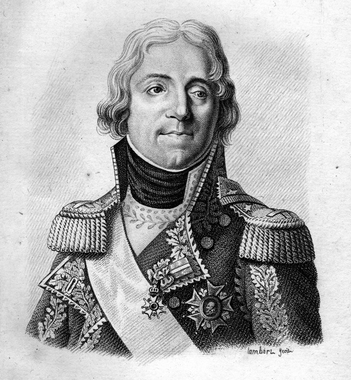 Pierre Riel, greve, derefter Marquis de Beurnonville Marshal af Frankrig (1752 til 1821) - i "Portrætter af franske generaler efter franskmændenes sejre og erobringer"". Graveret af Ambroise Tardieu i 1818. Stella Collection. af Ambroise Tardieu