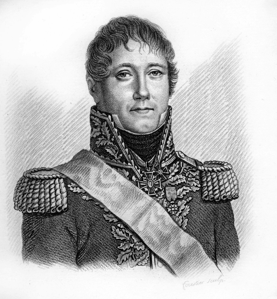 Portræt af general Jean Gabriel MARCHAND 1765-183.- i “Portrætter af franske generaler efter franskmændenes sejre og erobringer””. Graveret af Ambroise Tardieu i 1818. Stella Collection. af Ambroise Tardieu
