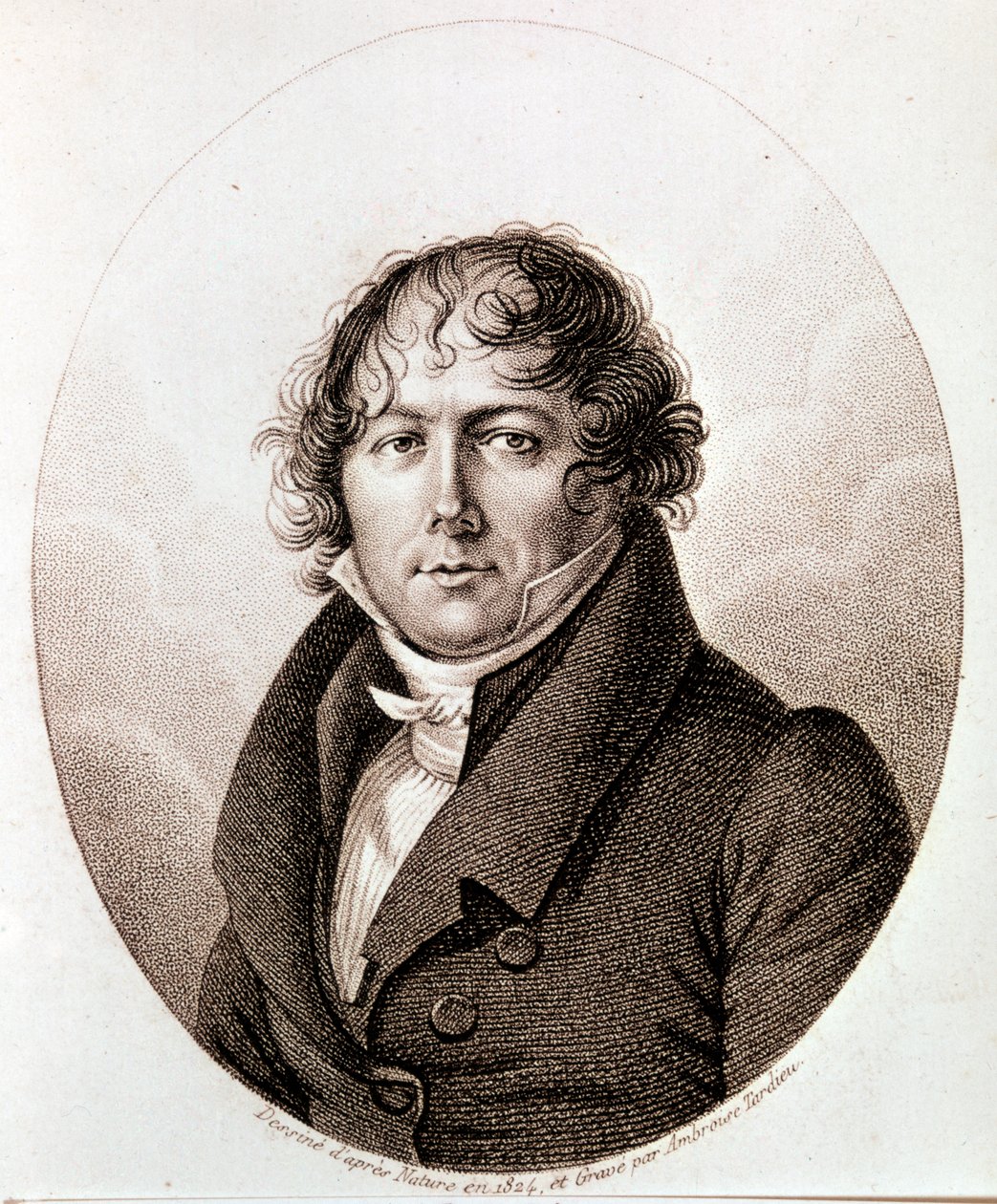 Portræt af Jean-Baptiste Biot af Ambroise Tardieu