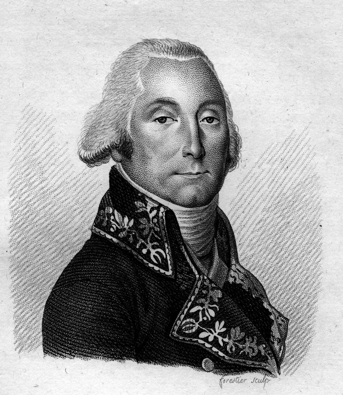 Portræt af Olivier Macoux Rivaud de la Raffiniere (1766-1839). General og Baron d