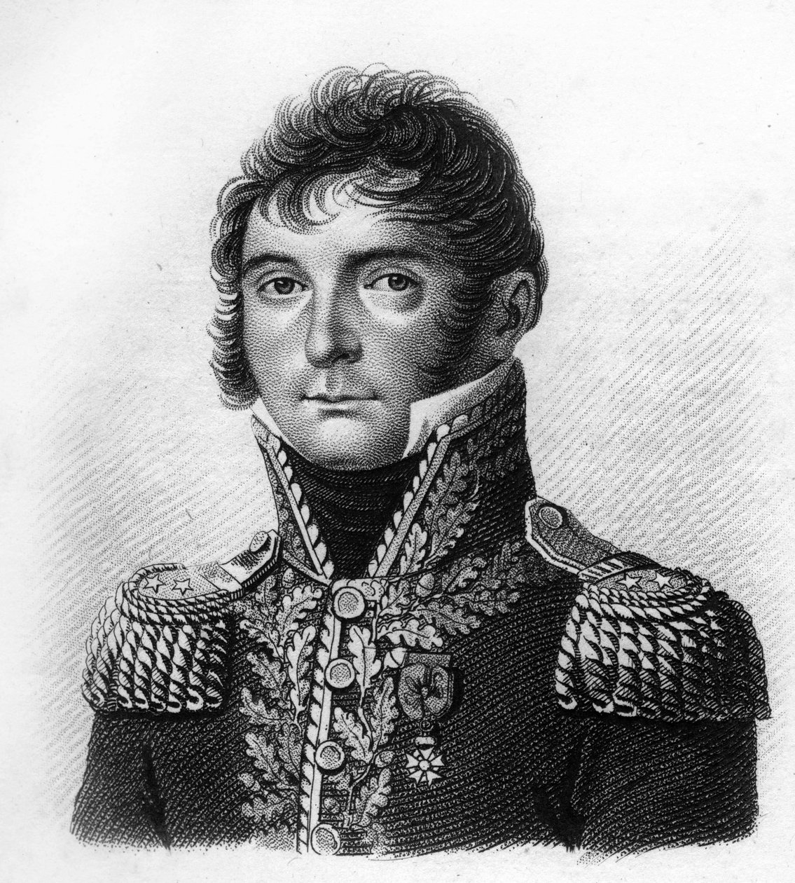 Samuel François LõHERITIER (Arvmanden) (1772-1829) - i” Portrætter af de franske generaler efter franskmændenes sejre og erobringer””. Graveret af Ambroise Tardieu i 1818. Stella Collection. af Ambroise Tardieu