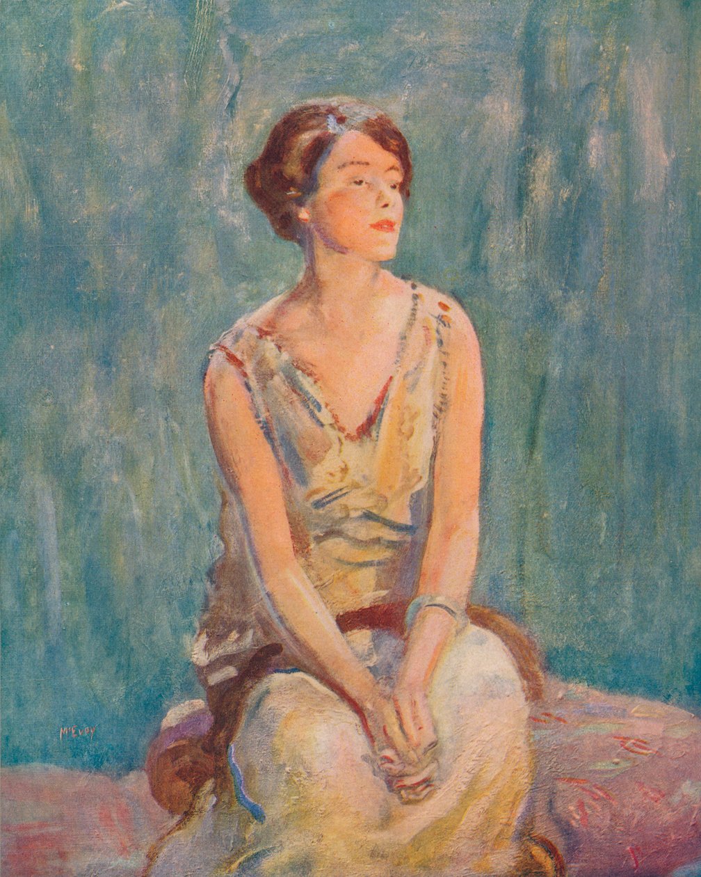 Et portræt, c1922, c1932 af Ambrose McEvoy