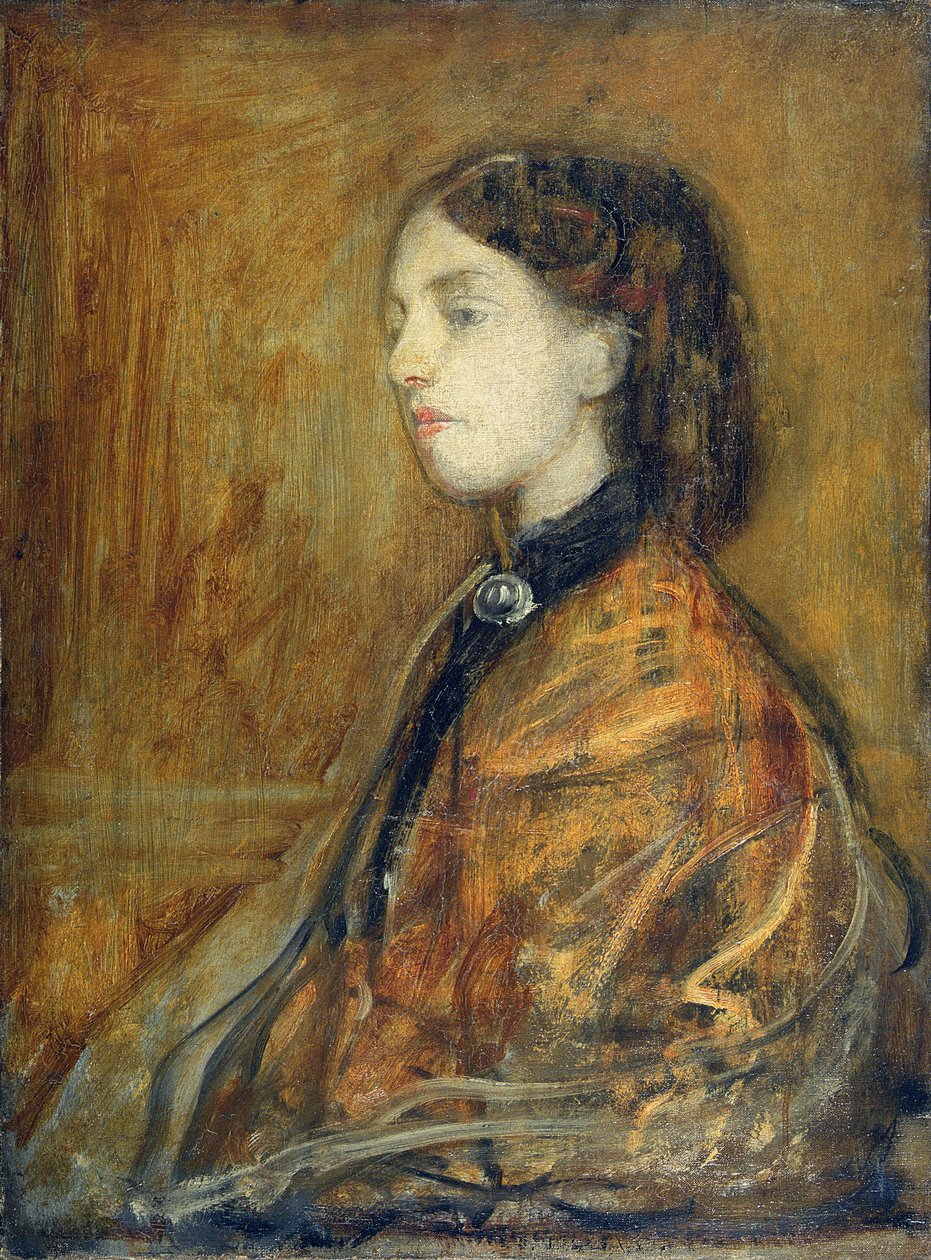 Gwen John (1876-1939) (olie på lærred) af Ambrose McEvoy