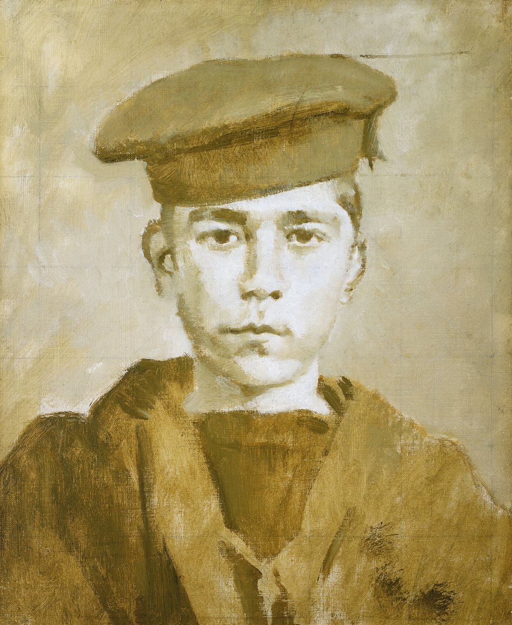 John Travers Cornwell, Dreng 1. klasse (1900-1916), 20. århundrede (olie) af Ambrose McEvoy