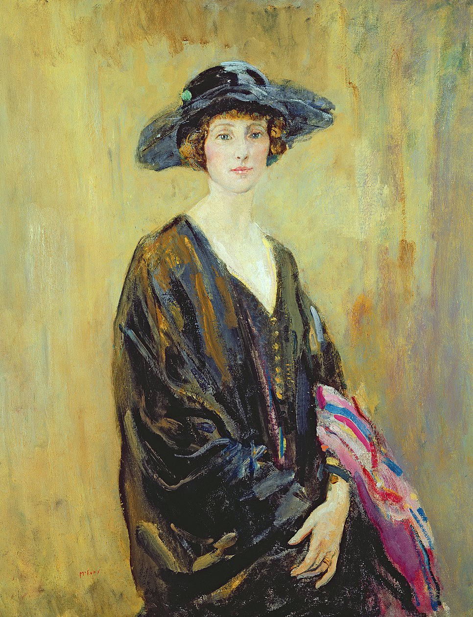 Portræt af Dorothy Una Ratcliffe (1891-1967) (olie på lærred) af Ambrose McEvoy