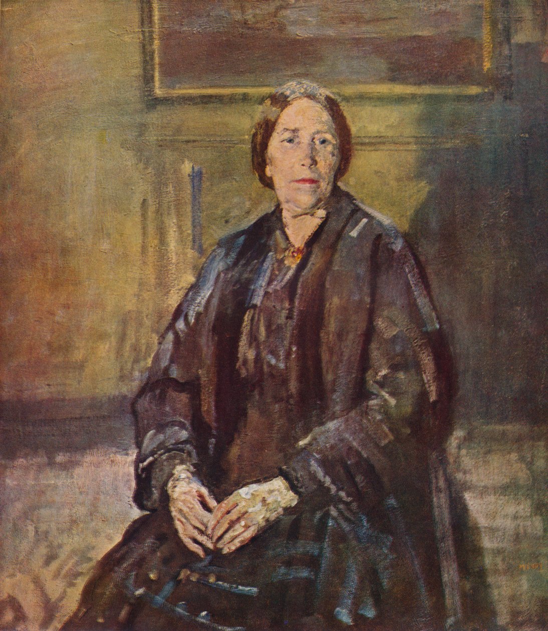 Kunstnerens Moder, 1935 af Ambrose McEvoy