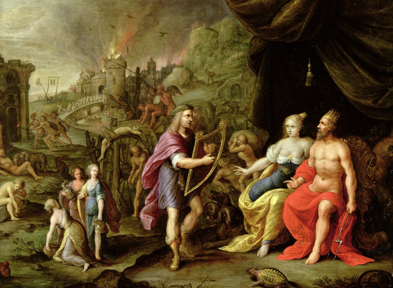 Orfeus i underverdenen af Ambrosius the Elder Francken or Franck