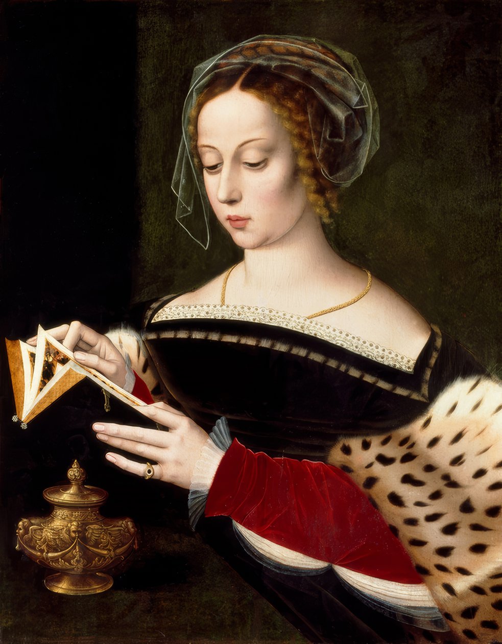 Læsningen Maria Magdalena af Ambrosius Benson