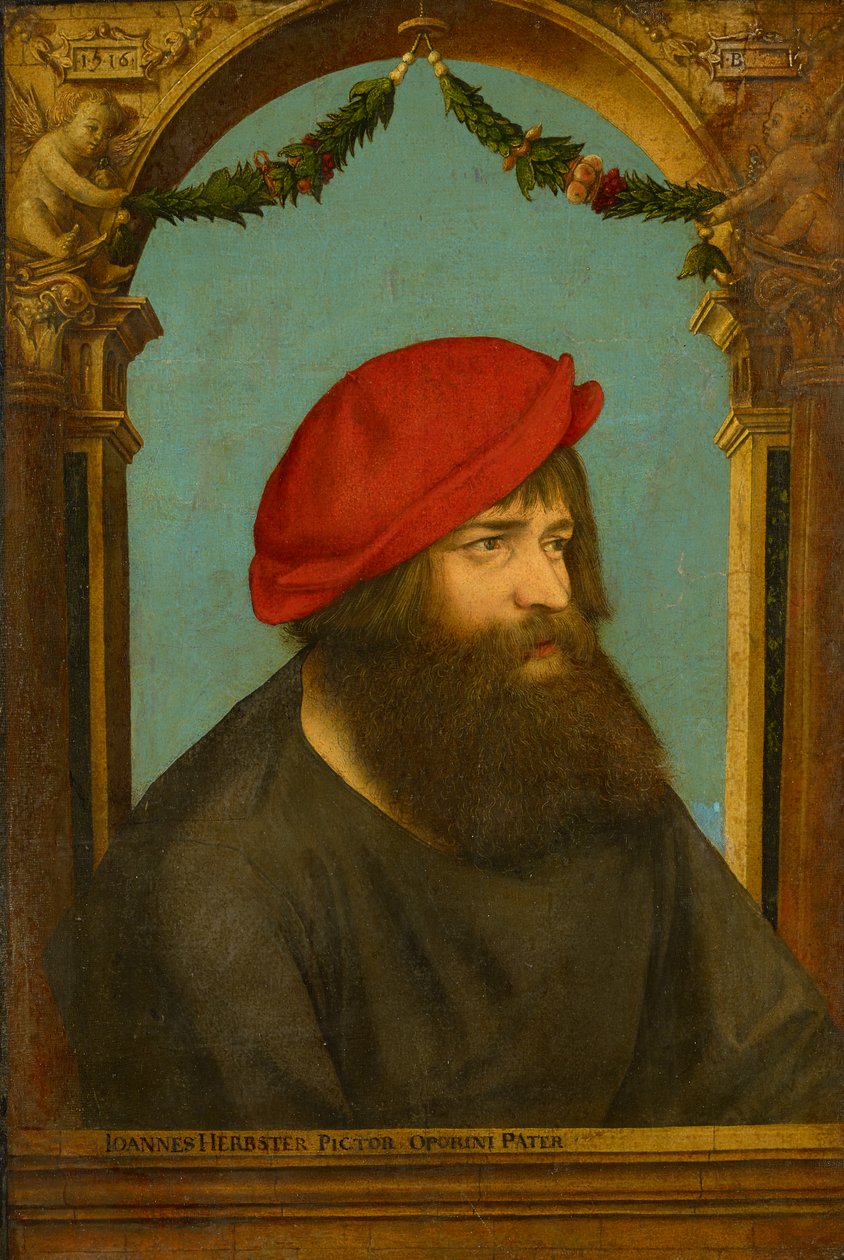 Portræt af Hans Herbst (Herbster) af Ambrosius Holbein