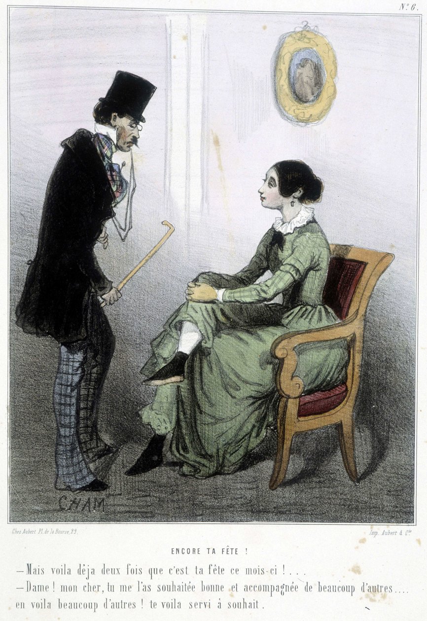 - i “” Madeleines”” af Cham, v.1870-1880 af Amédée de Noé