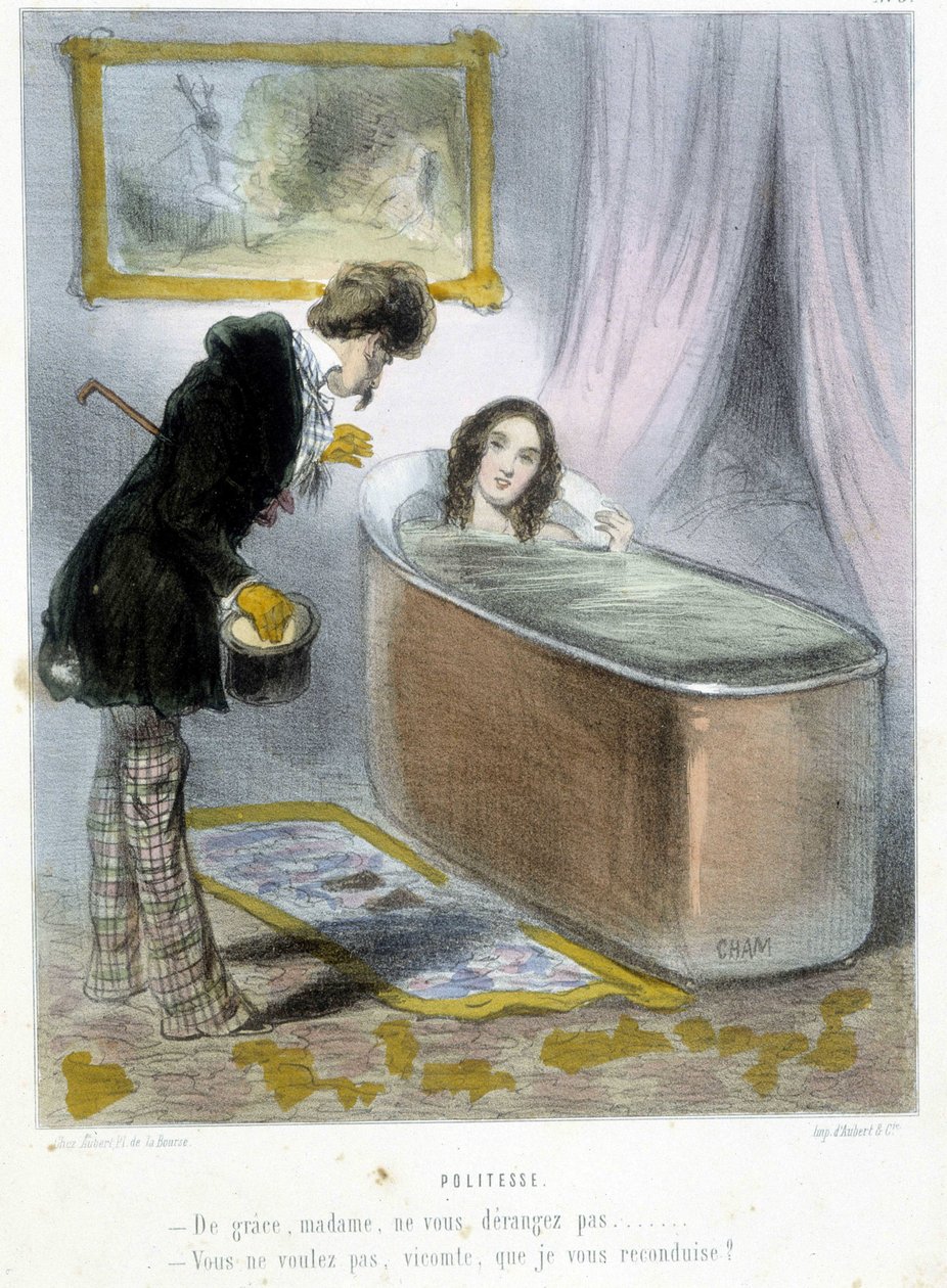 Politesse - i “” Madeleines”” af Cham, v.1870-1880 af Amédée de Noé