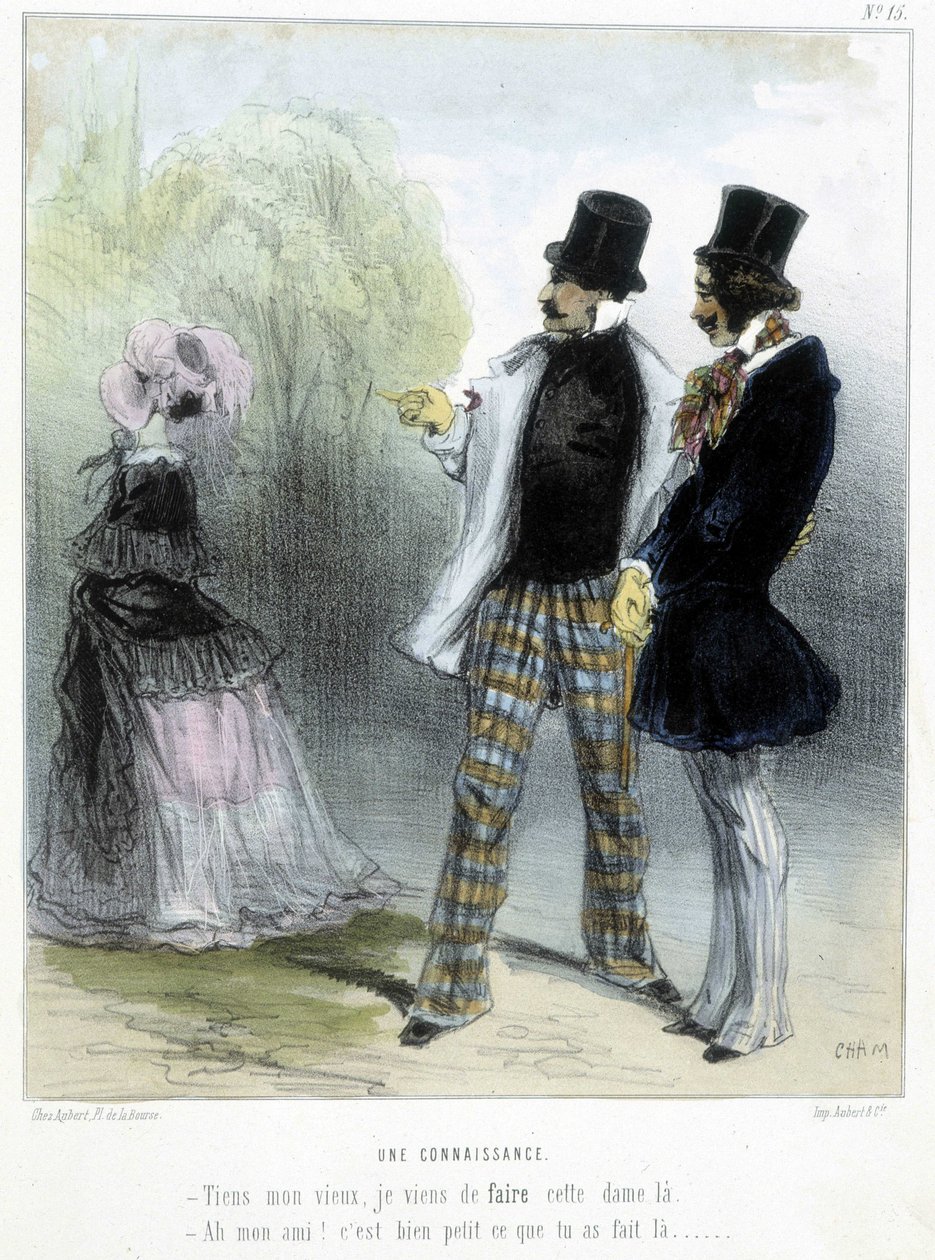 En bekendt - i "" Madeleines"" af Cham, ca. 1870-1880 af Amédée de Noé