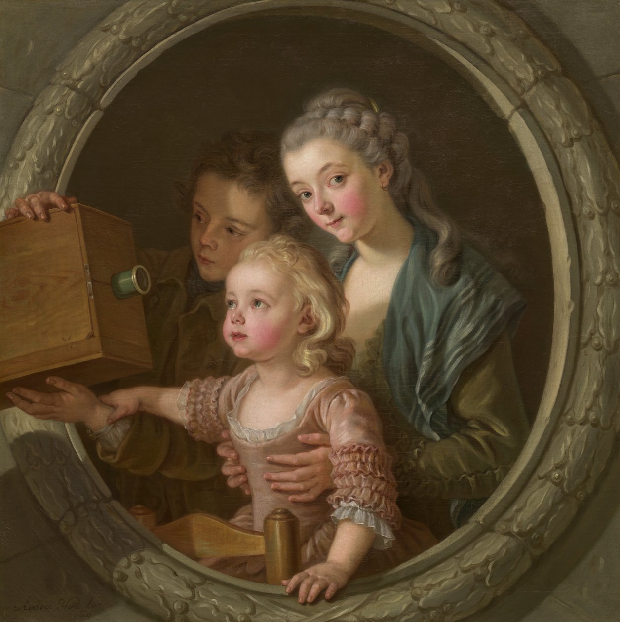 Camera Obscura, 1764. af Amédée van Loo