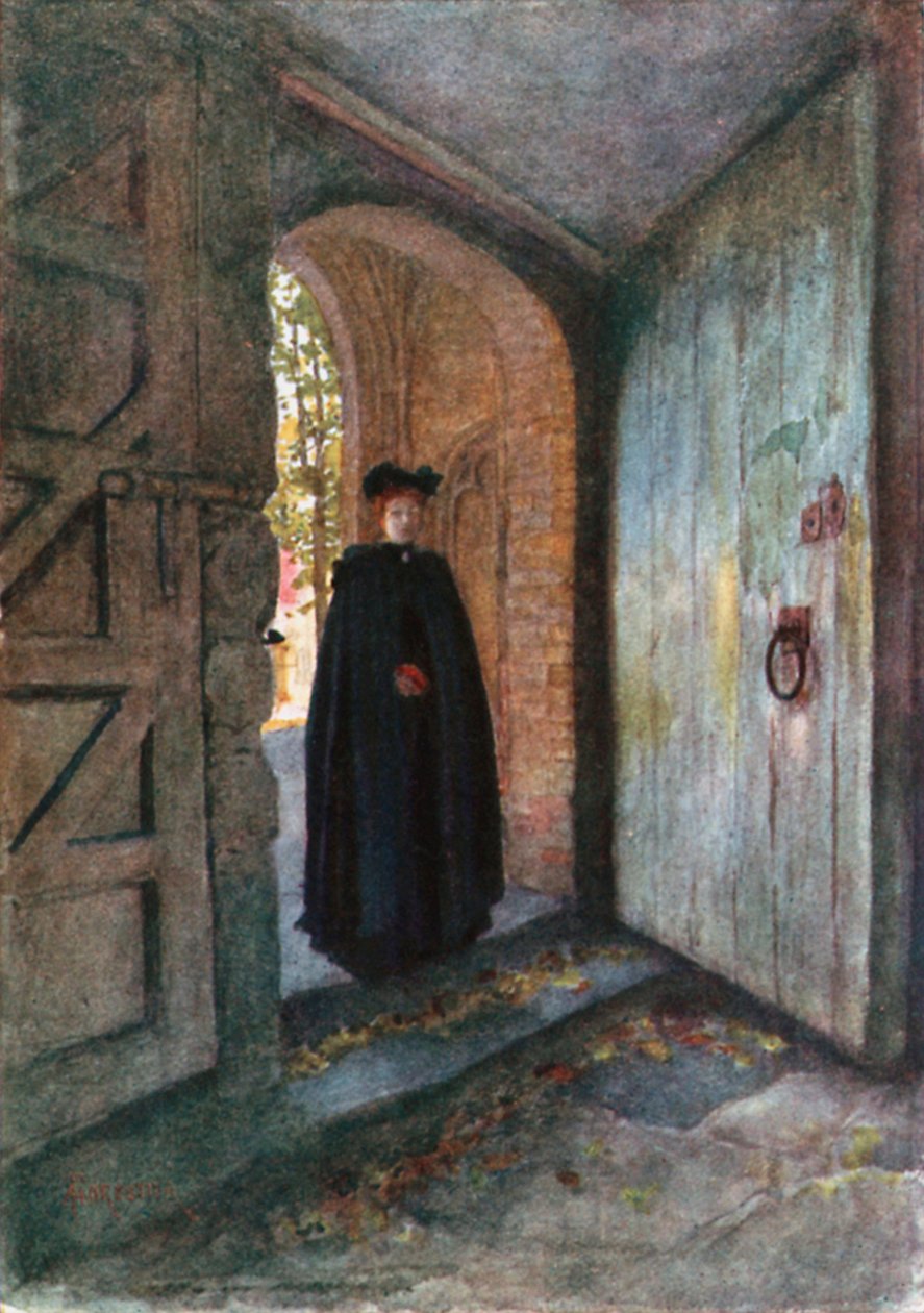 A Fair Parishioner, Nieuport (farvelitografi) af Amedee (after) Forestier