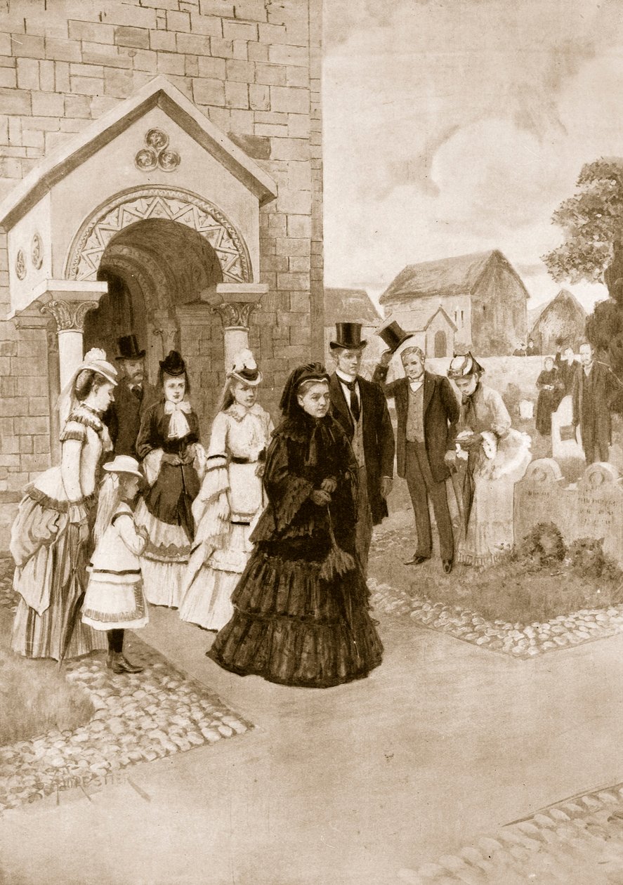 Dronning Victorias liv ved Osborne: Hendes Majestæt ved Whippingham Church, fra 
