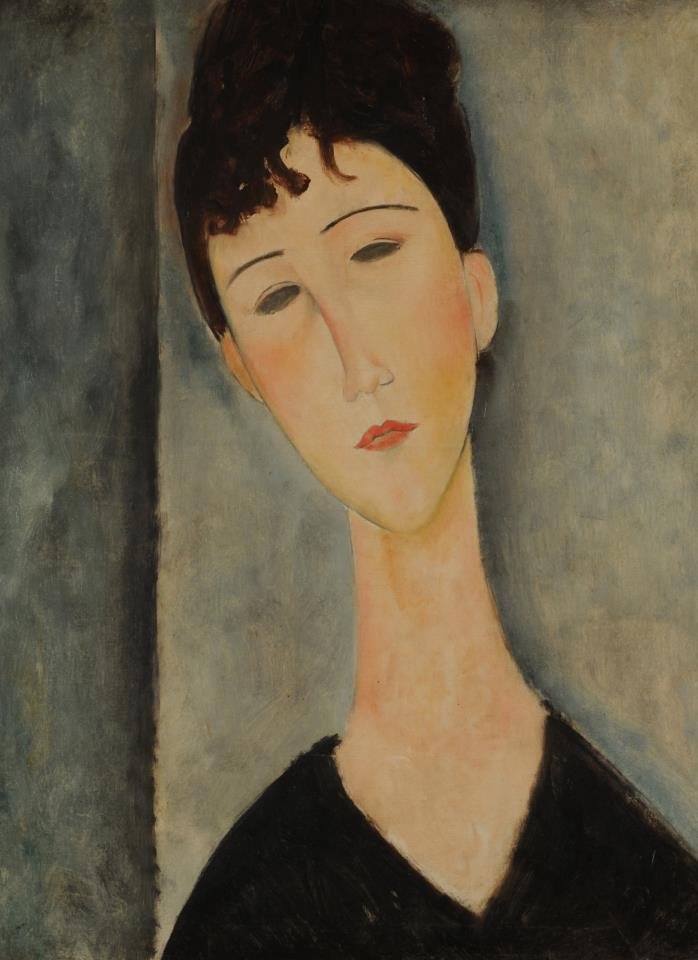 Kvindefigur af Amedeo Modigliani