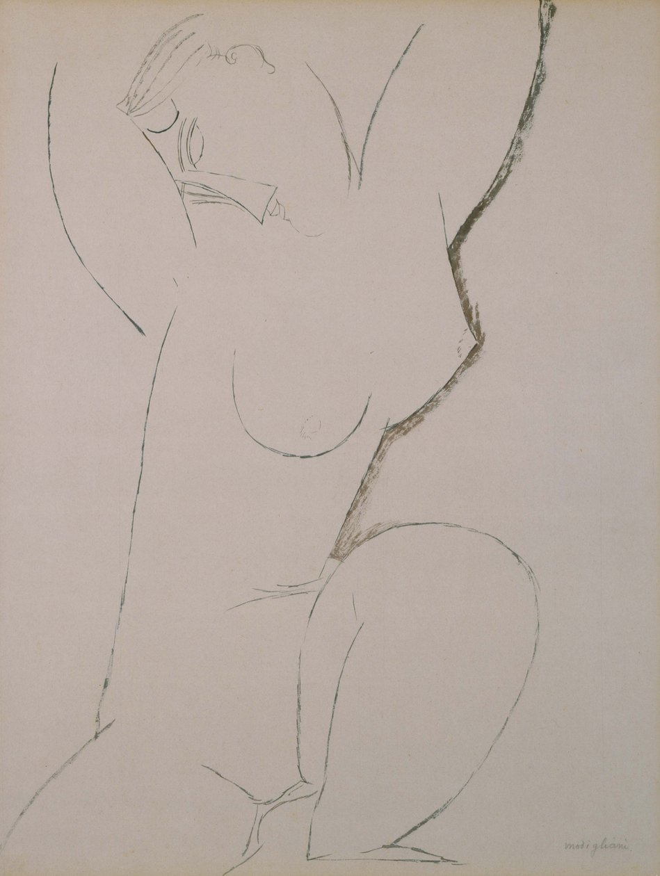 Caryatid af Amedeo Modigliani