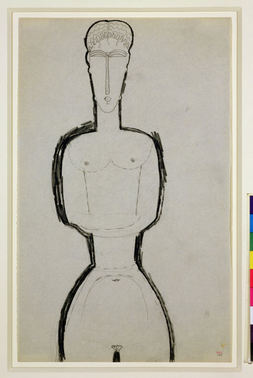 Nøgen kvinde af Amedeo Modigliani