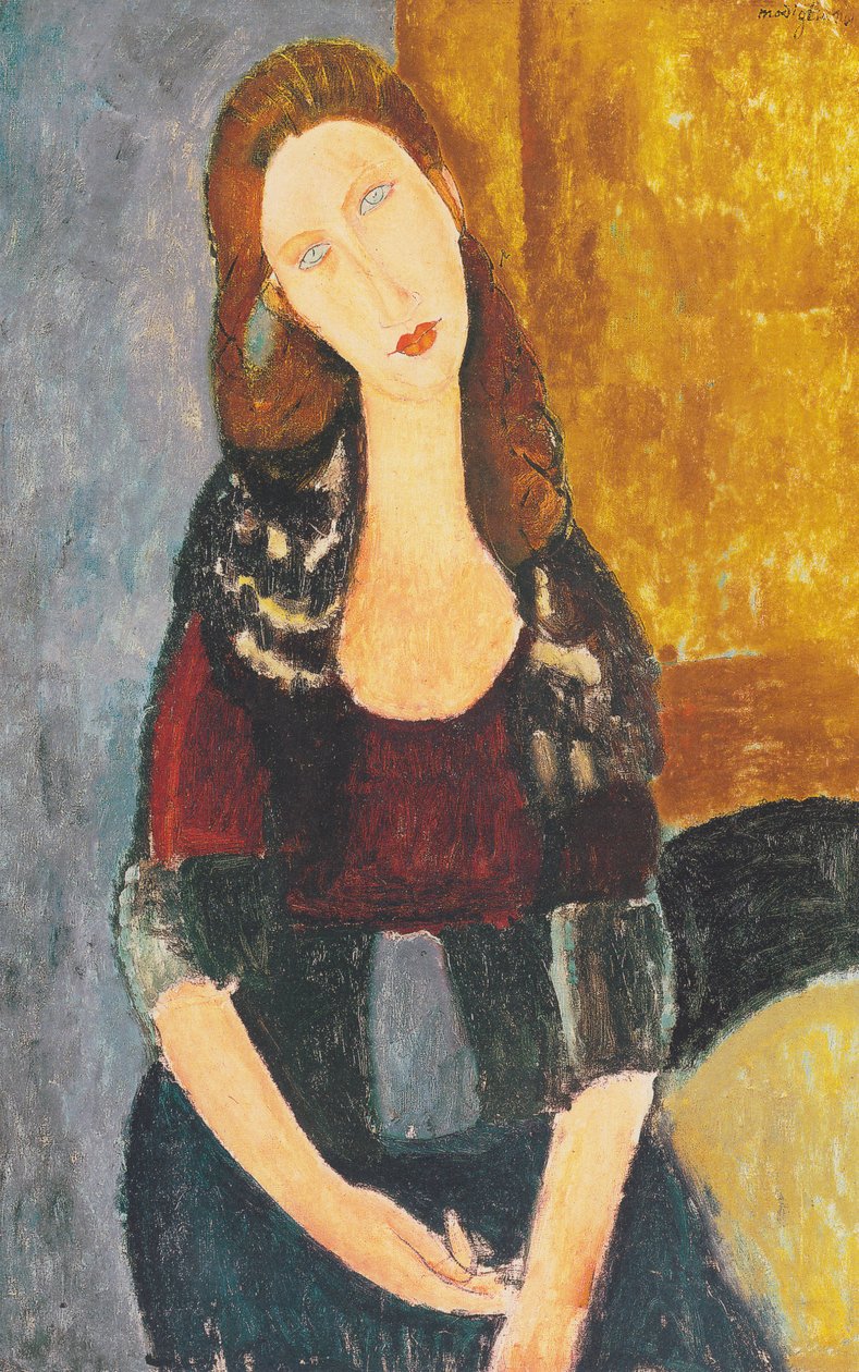 Jeanne Hebuterne, siddende af Amedeo Modigliani