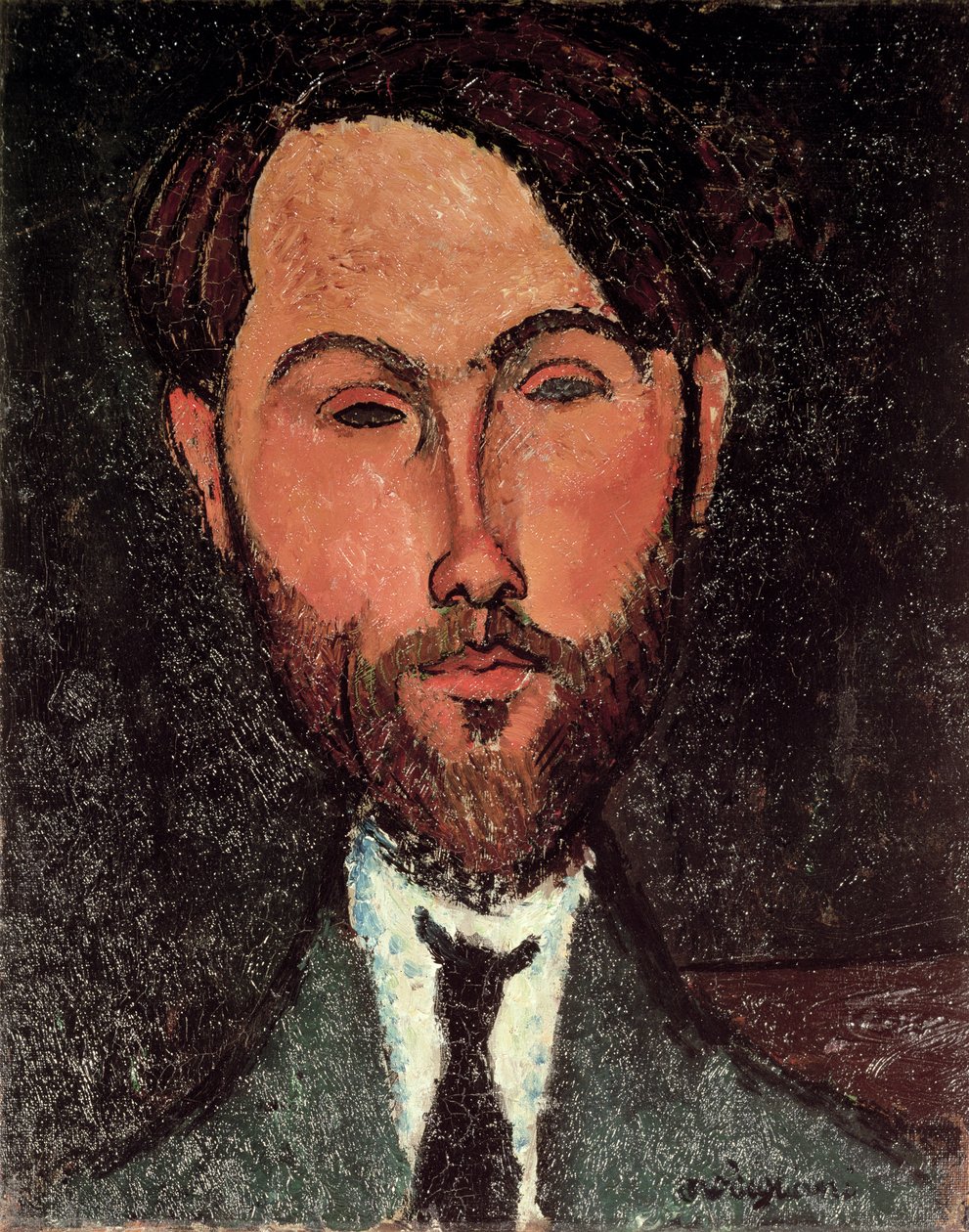 Leopold Zborowski af Amedeo Modigliani