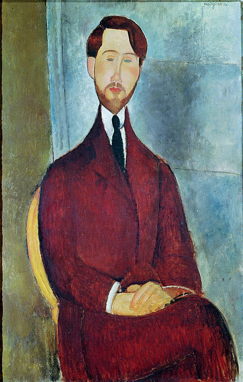 Leopold Zborowski, 1917 af Amedeo Modigliani