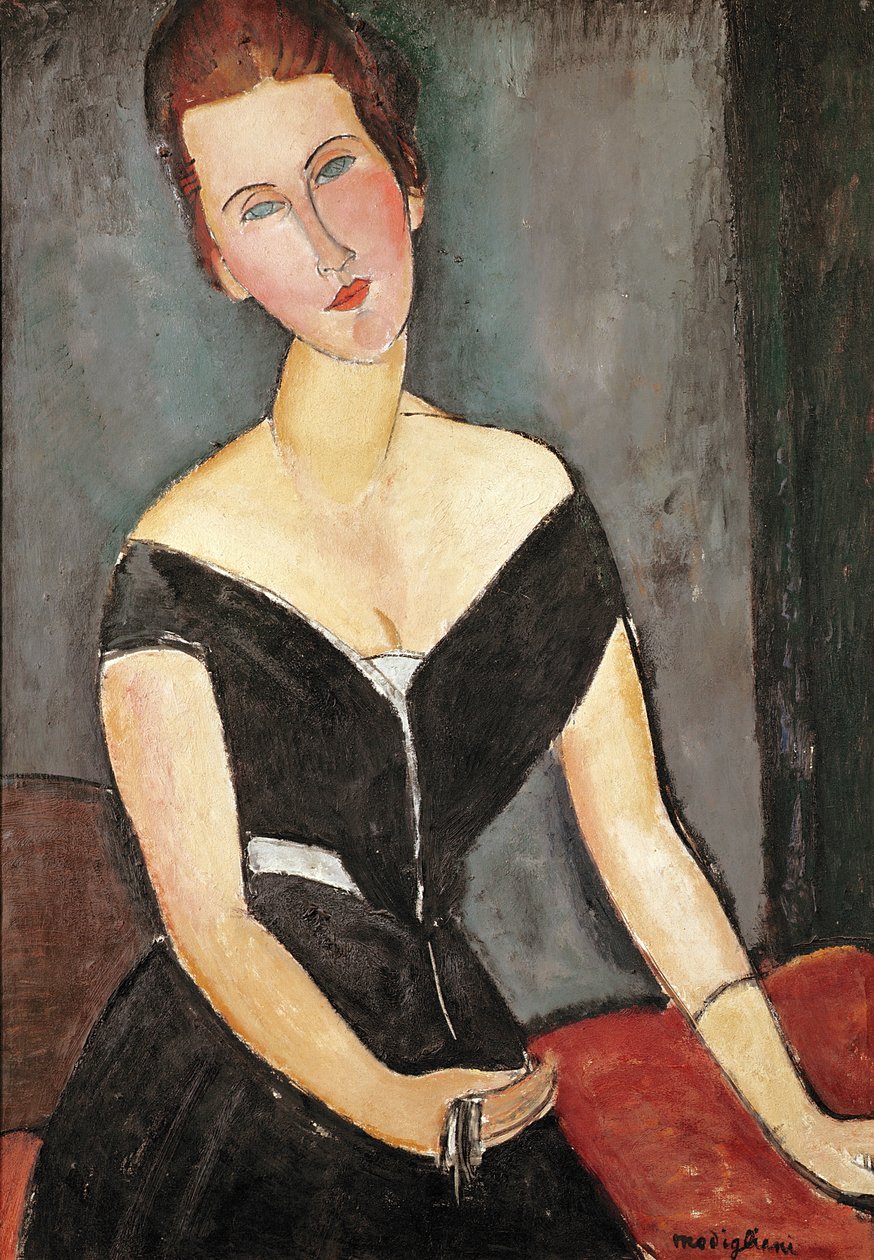 Madame G. van Muyden, 1917 af Amedeo Modigliani