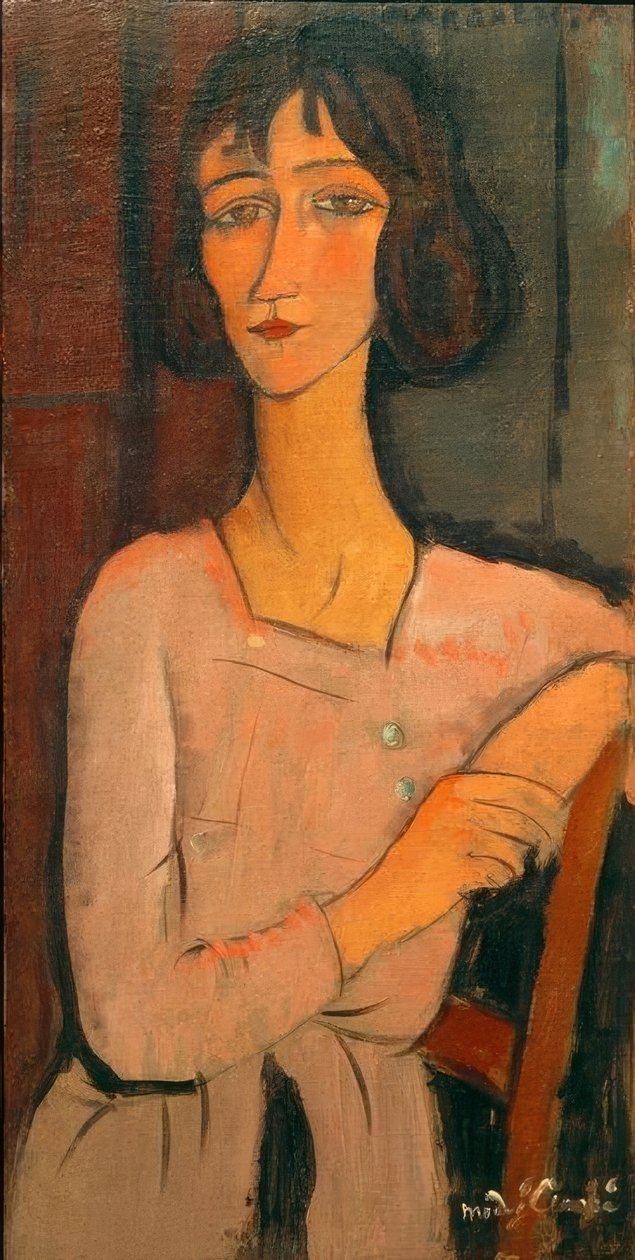 Marguerite, sidder af Amedeo Modigliani