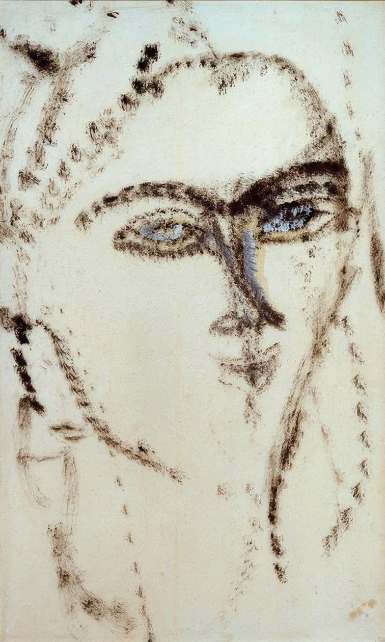 Portræt af en kvinde (Kiki (?)) af Amedeo Modigliani