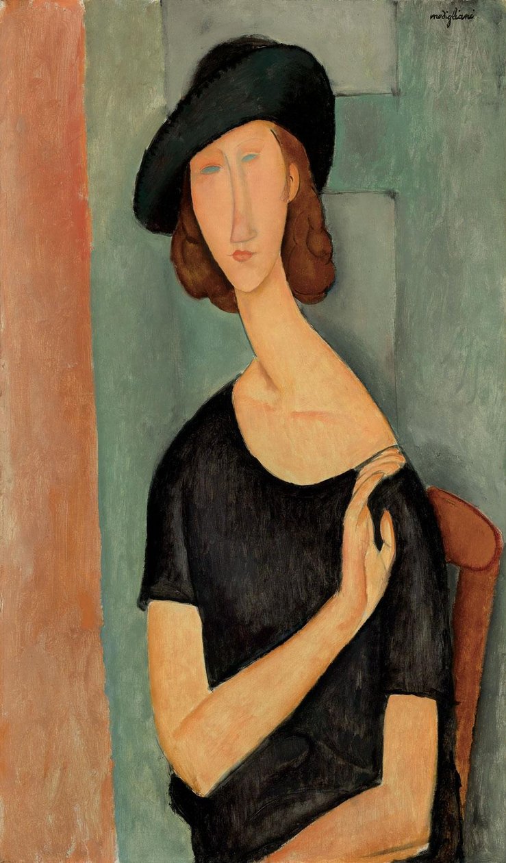 Portræt af Jeanne Hébuterne af Amedeo Modigliani