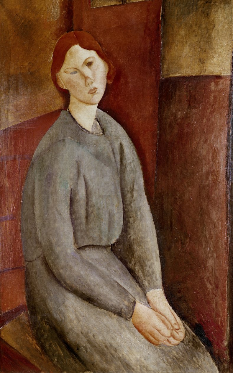 Portrait of Annie Bjarne, 1919 af Amedeo Modigliani