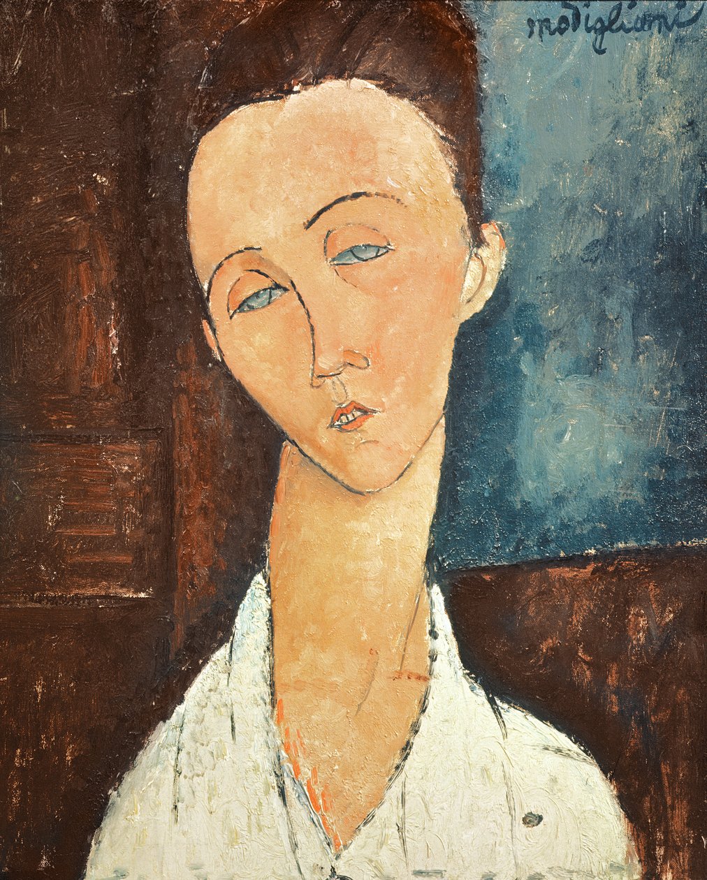 Portræt af Lunia Czechowska, 1918 af Amedeo Modigliani