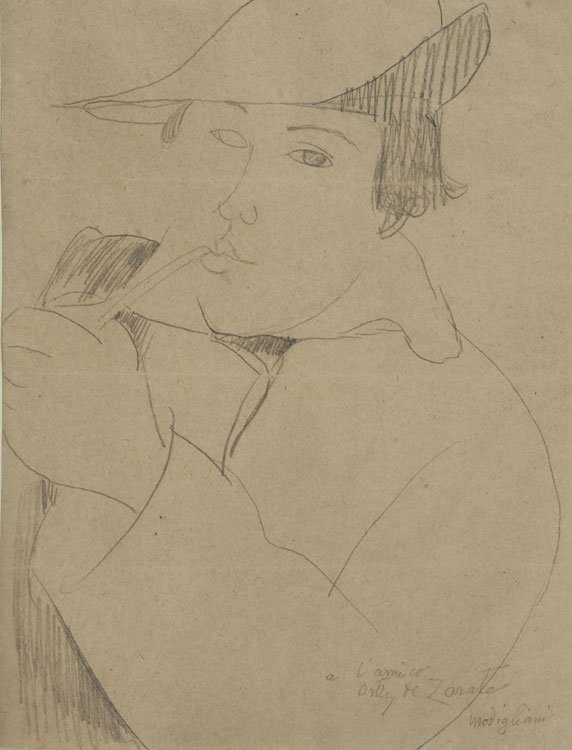 Portræt af Manuel Ortiz de Zarate af Amedeo Modigliani