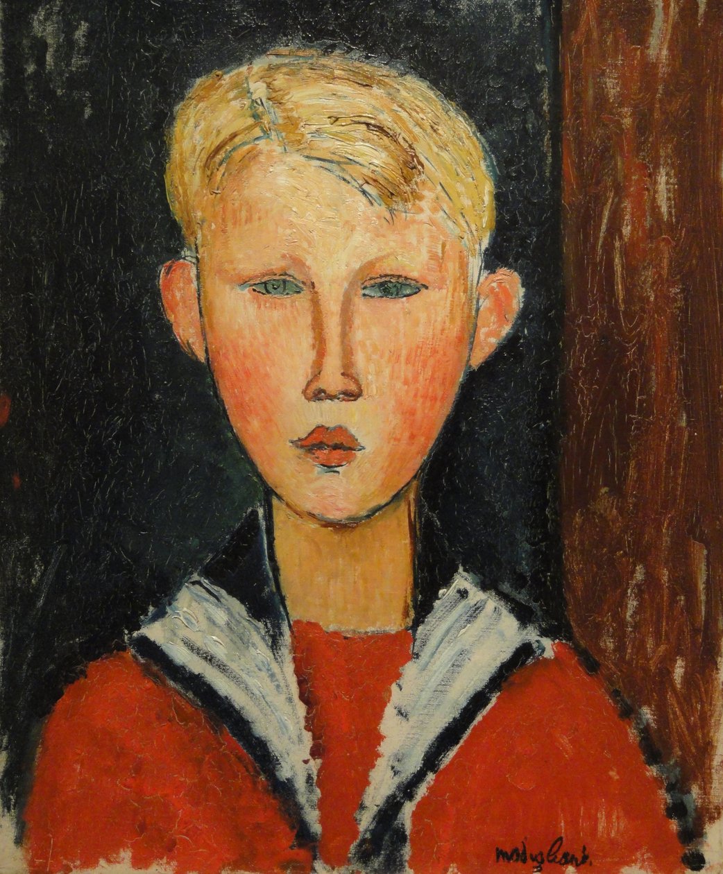 Den blåøjede dreng af Amedeo Modigliani