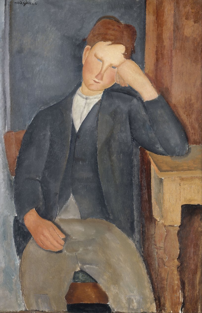 Den unge lærling af Amedeo Modigliani