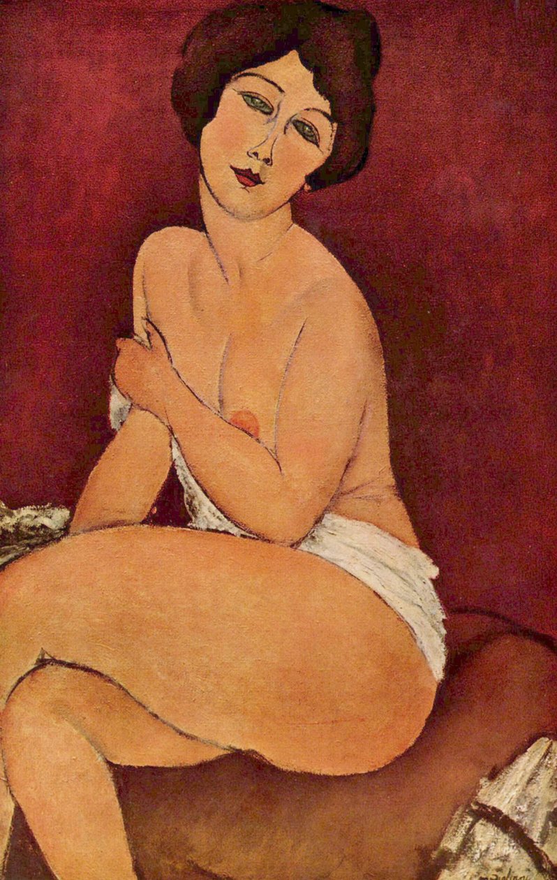 Kvindelig nøgen af Amedeo Modigliani