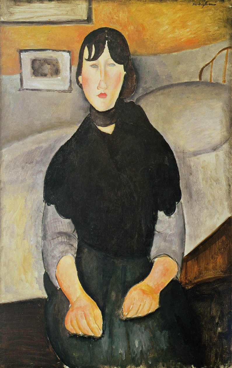 Folkets Unge Kvinde af Amedeo Modigliani