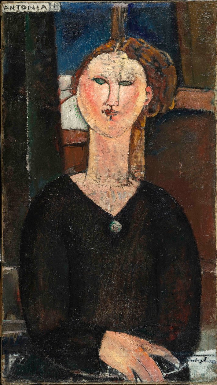 Antonia, 1915. af Amedeo Modigliani