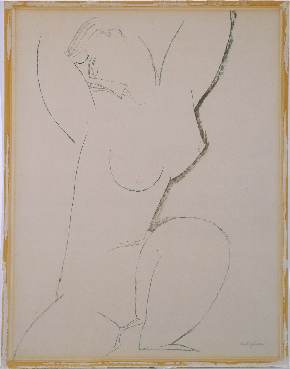 Karyatide af Amedeo Modigliani