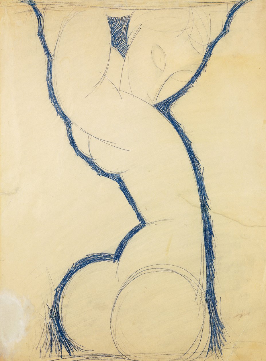 Karyatide af Amedeo Modigliani