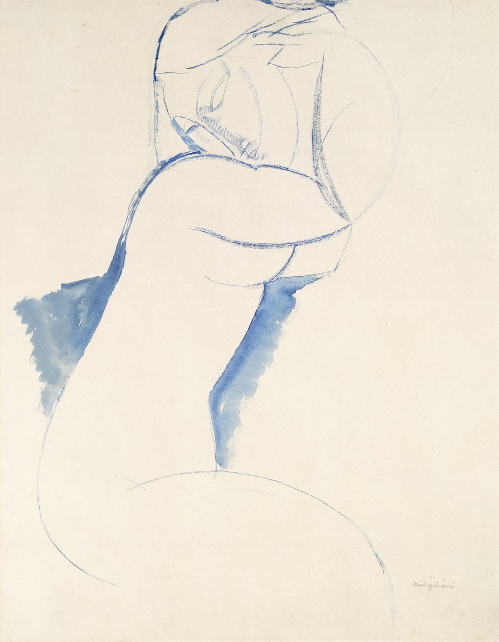 Caryatide, ca. 1913 af Amedeo Modigliani