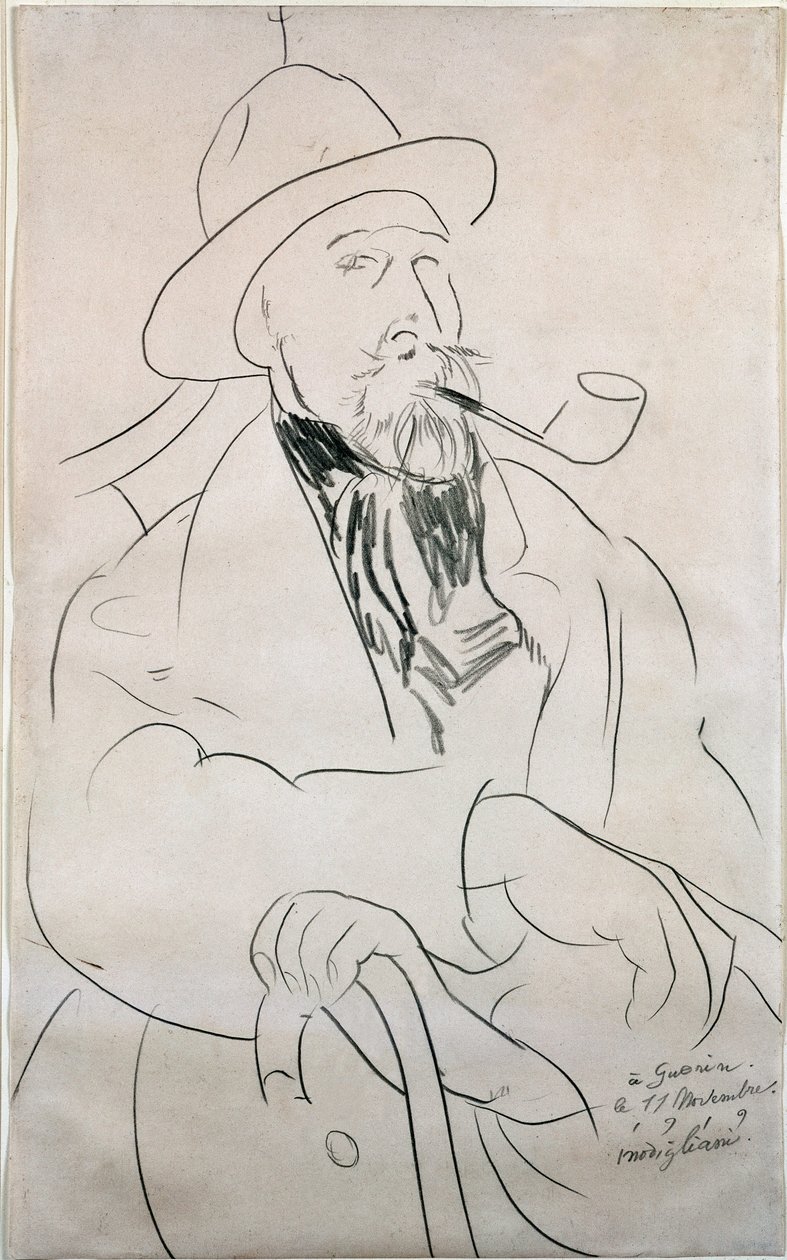 Charles Guerin. Portræt af Charles Guerin af Amedeo Modigliani