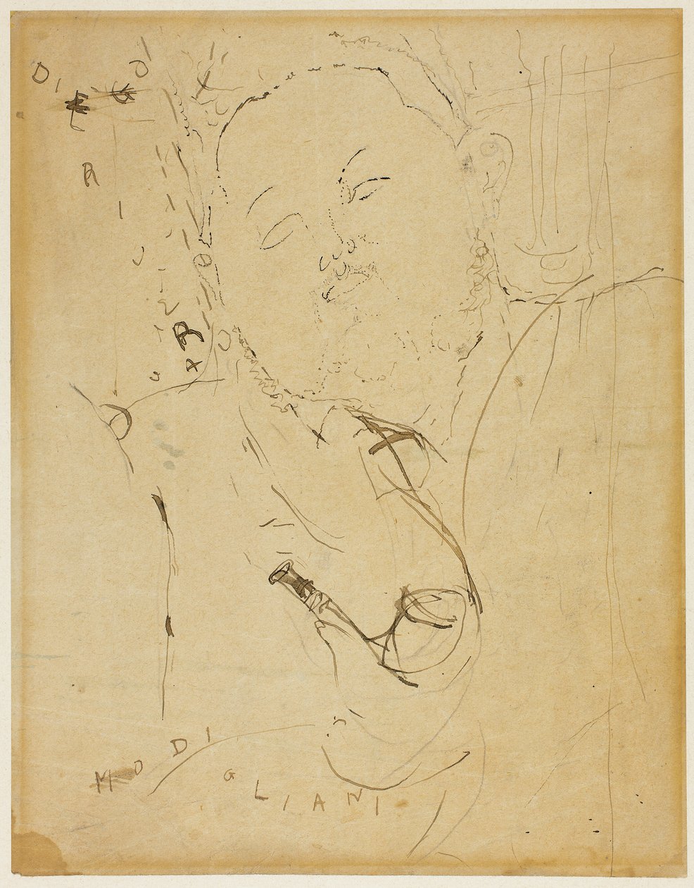 Diego Rivera af Amedeo Modigliani