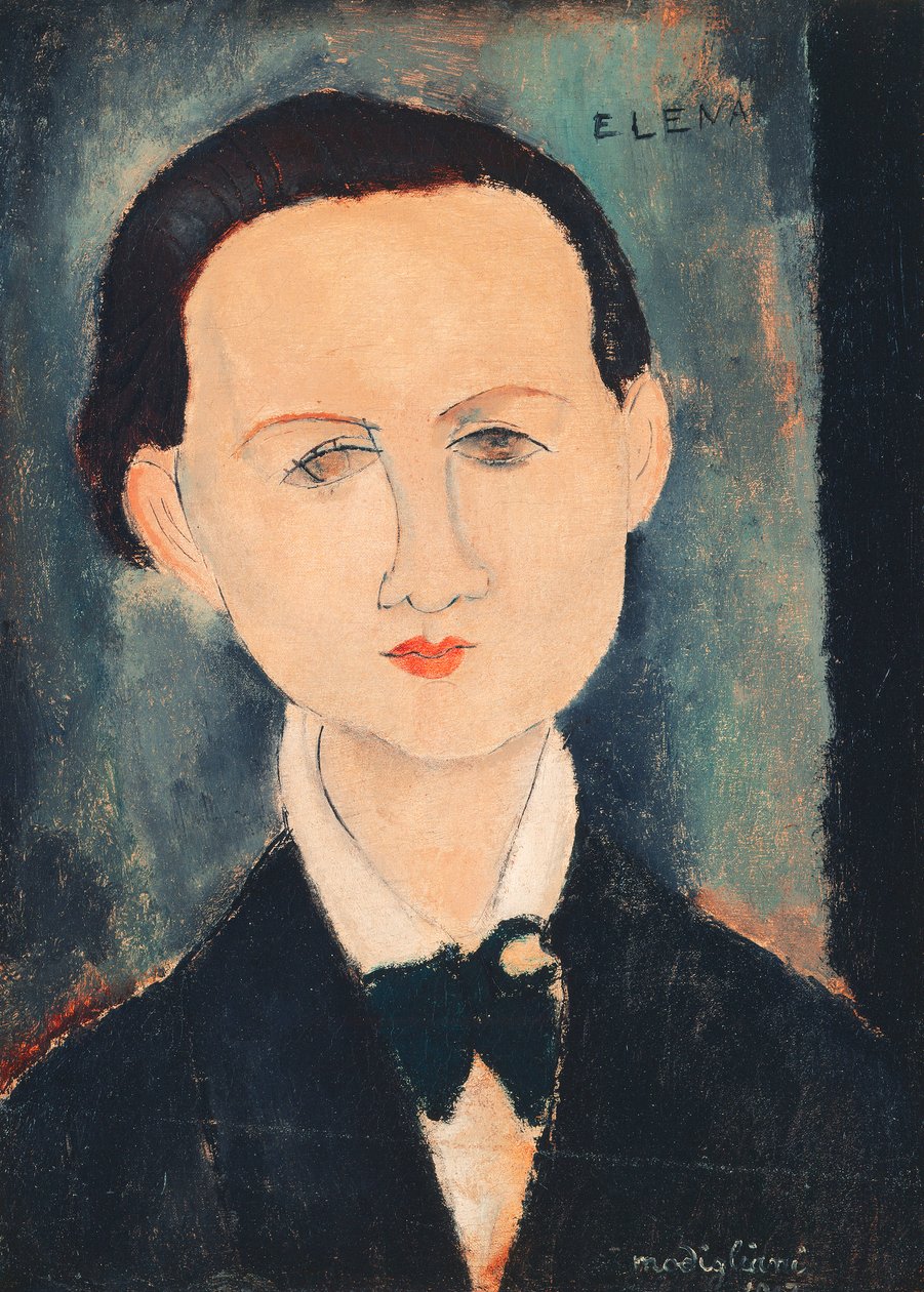 Elena Povolozky, 1917 af Amedeo Modigliani
