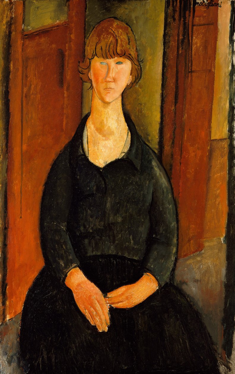 Blomsterforhandler, 1919 af Amedeo Modigliani