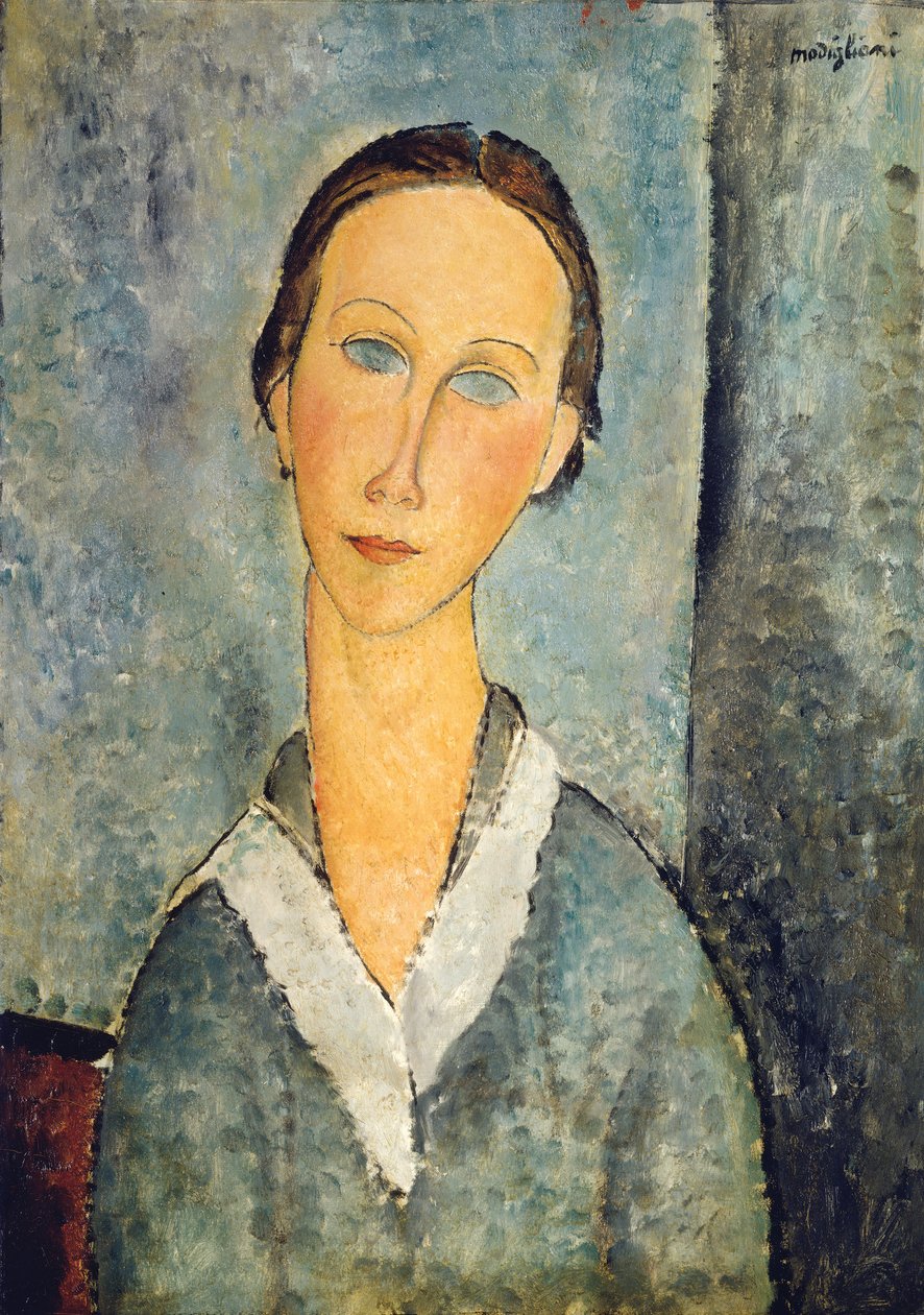 Pige i en sømandsbluse, 1918 af Amedeo Modigliani