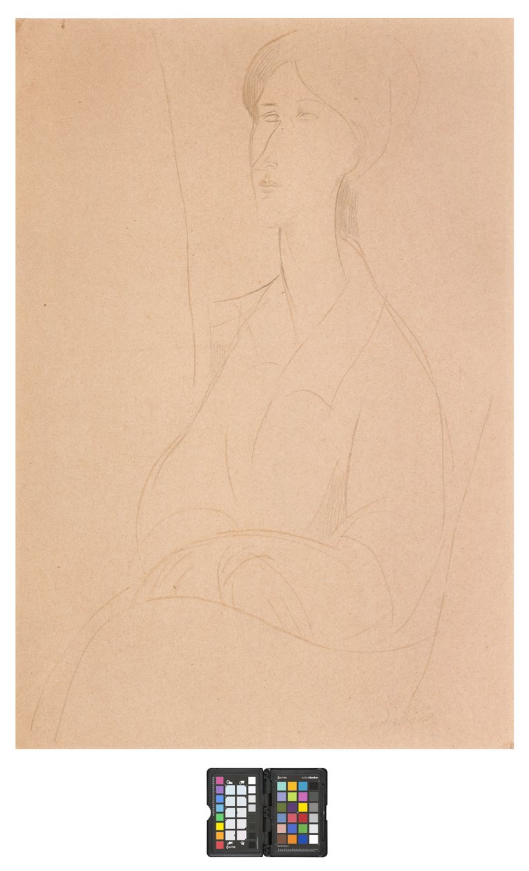 Hanks Zborowska med hænderne på skødet af Amedeo Modigliani