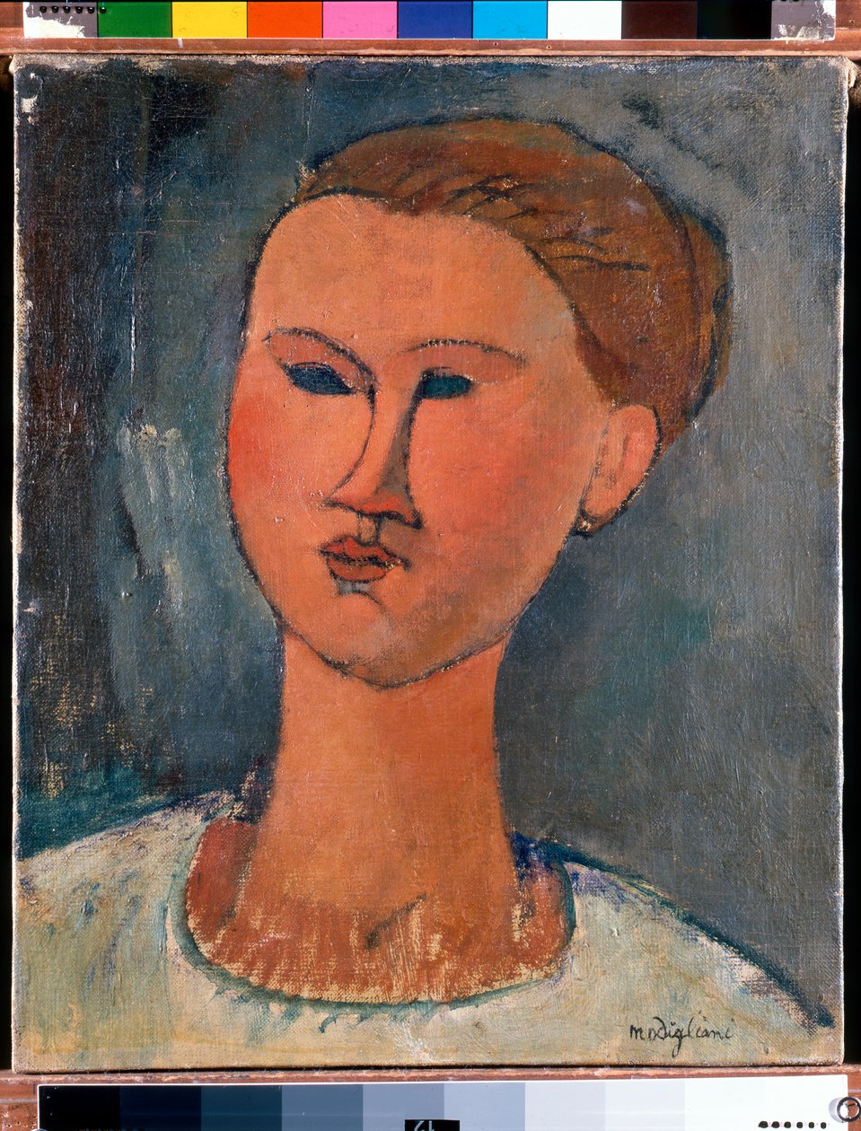 Leder af Ung Dame af Amedeo Modigliani